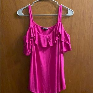 Off shoulder strap top